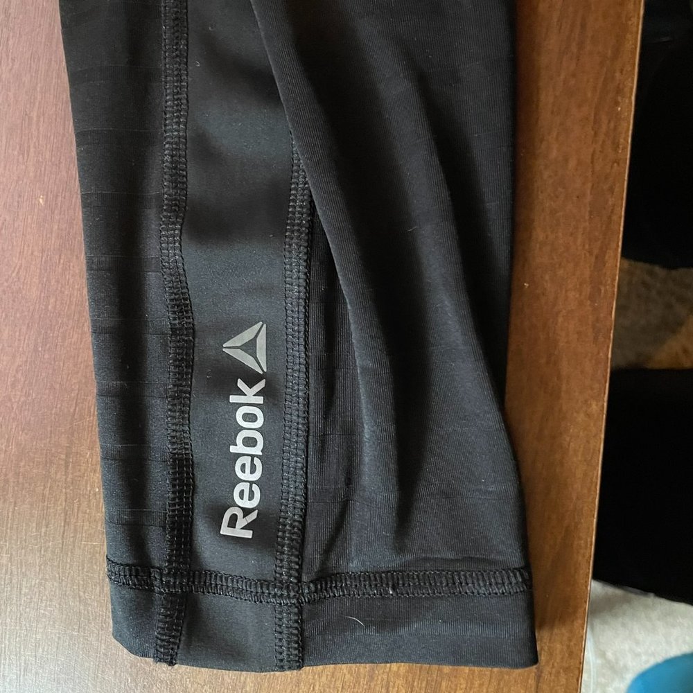 Black Reebok women's leggings